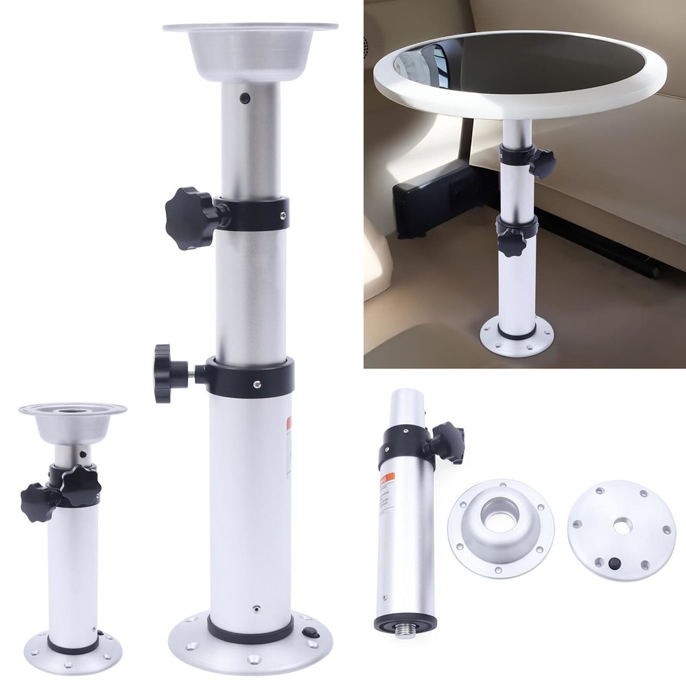 3-Section Pedestal Table Base Adjustable Table Pedestal Stand Height Adjustable