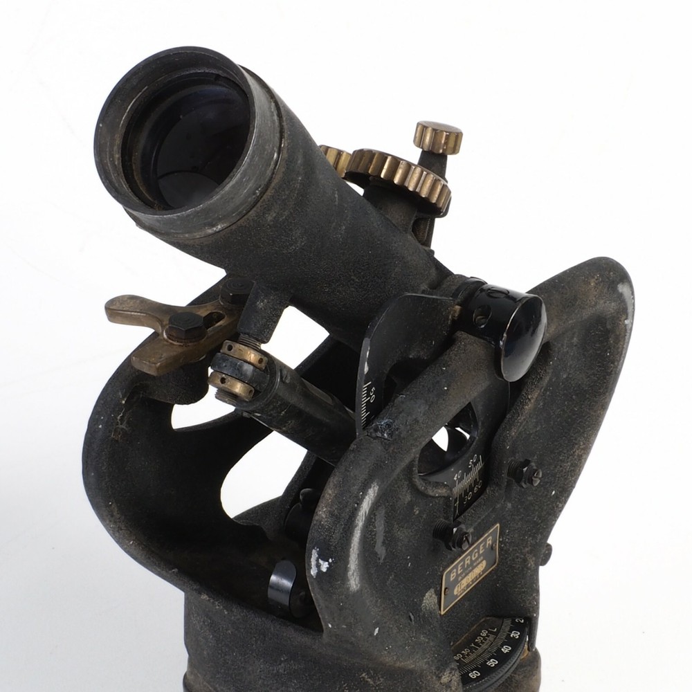 :Vintage Berger Model 320 Engineering Surveying Transit Unit