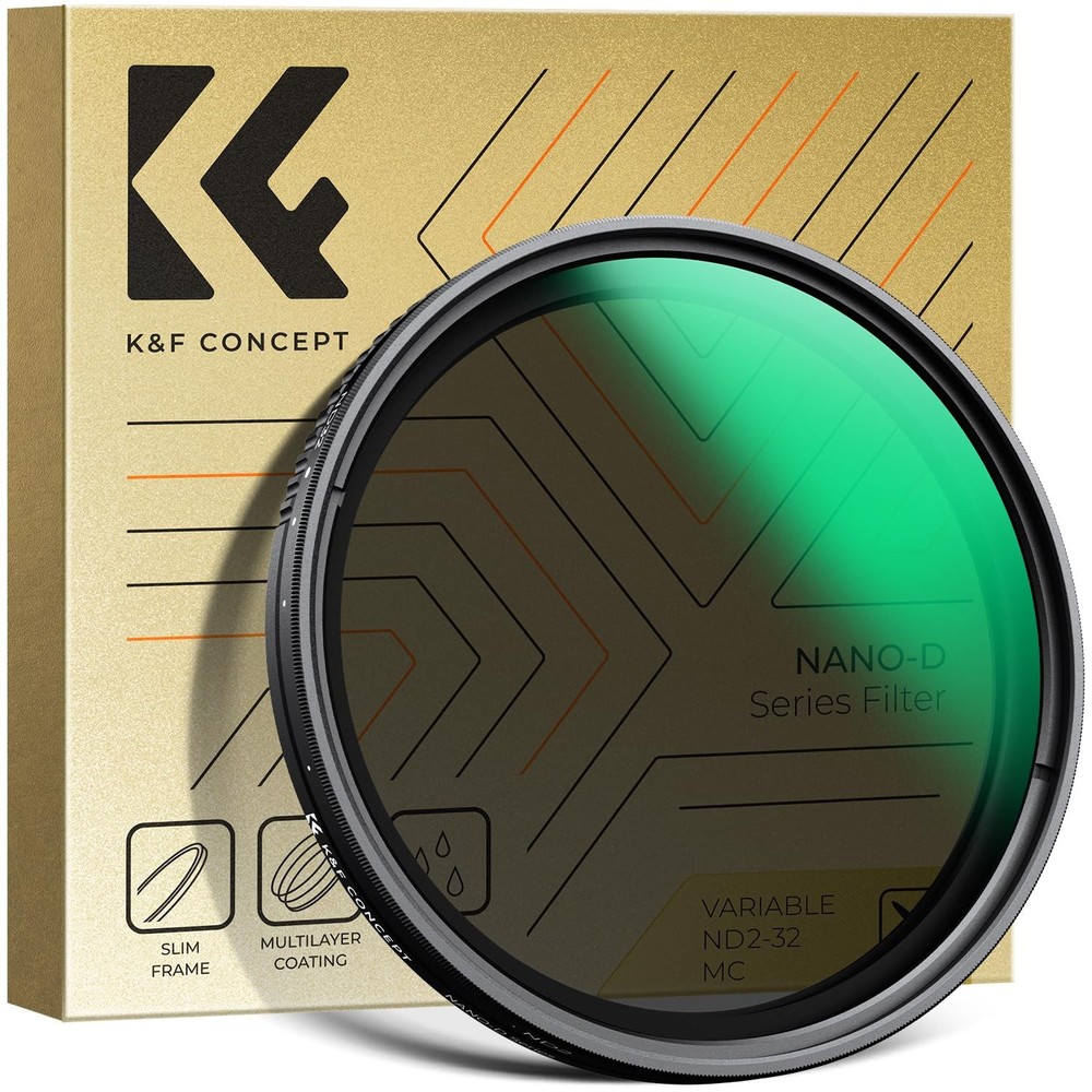 67mm Variable ND2-32 ND Lens Filter 1-5 Stops Waterproof Adjustable Neutral D...