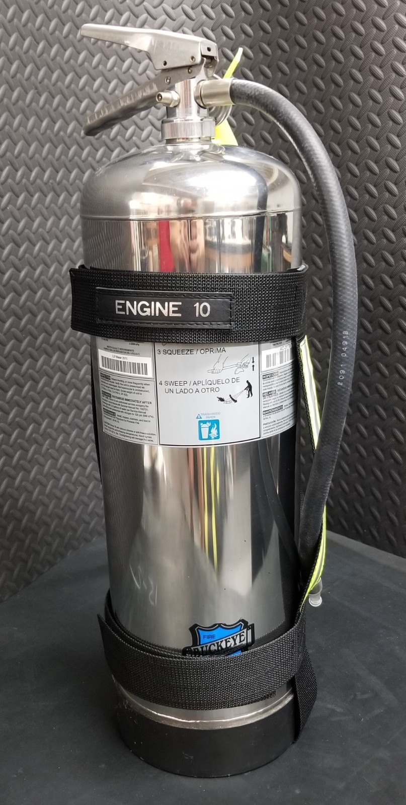 Firefighter Water Extinguisher Can Sling - PERSONALIZATION INCLUDED