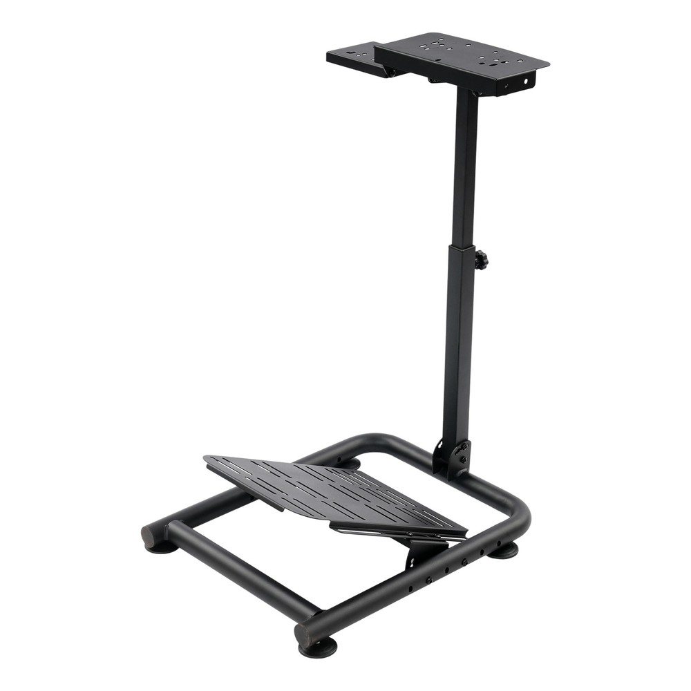 Foldable Racing Steering Wheel Stand Adjustable Height For Logitech Fanatec Moza