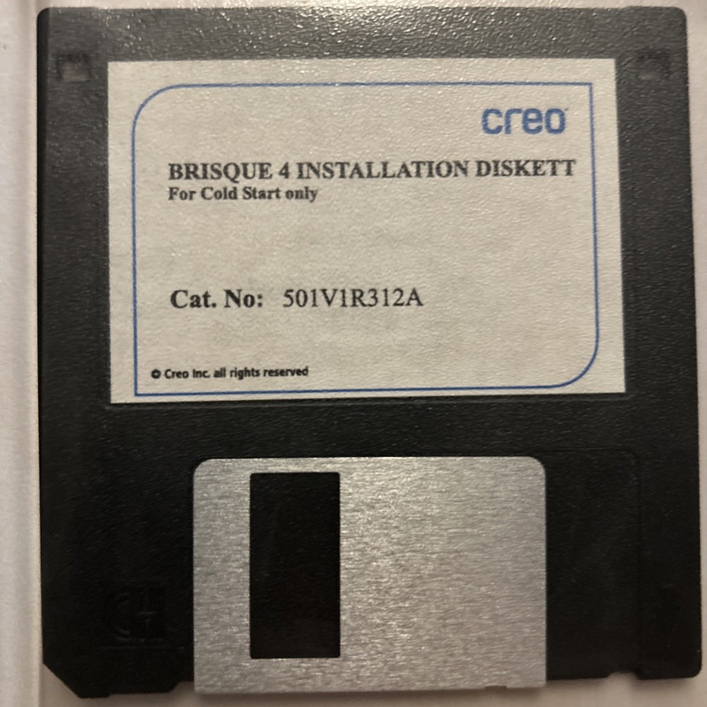 Creo Brisque 4.0.97.23 RIP Software Installation Kit – 7 CDs + Docs – Legacy