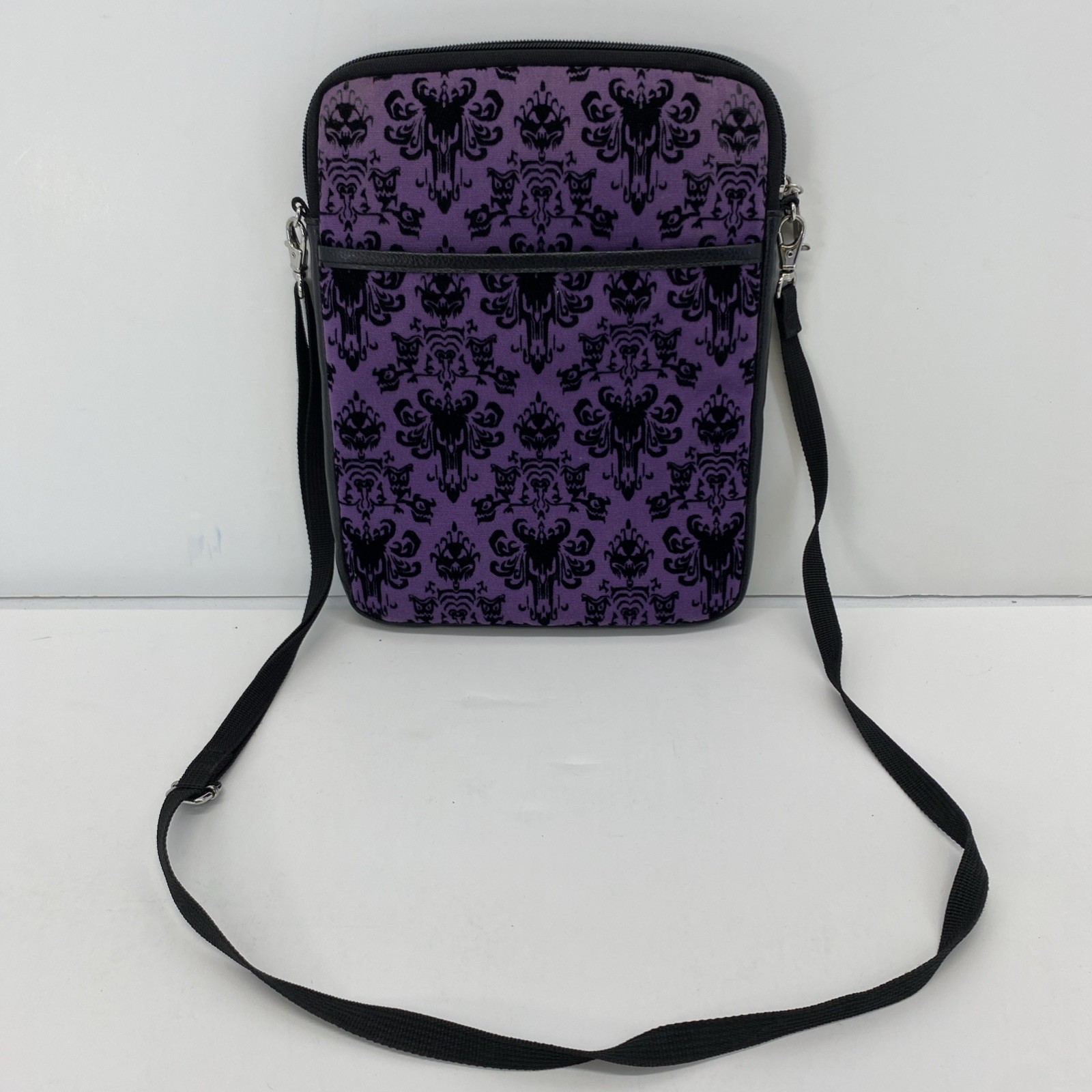 Disney Parks Haunted Mansion Wallpaper Crossbody Bag Purse  Adjustable Strap
