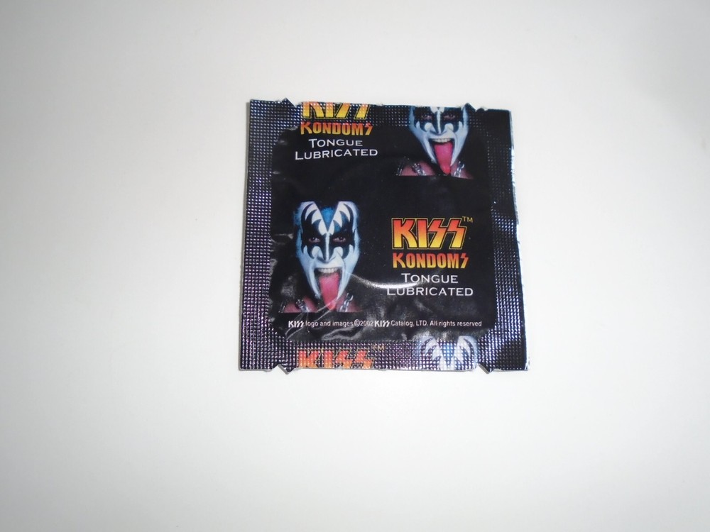 KISS GENE SIMMONS SEALED SINGLE CONDOM PACKAGE - THE DEMON