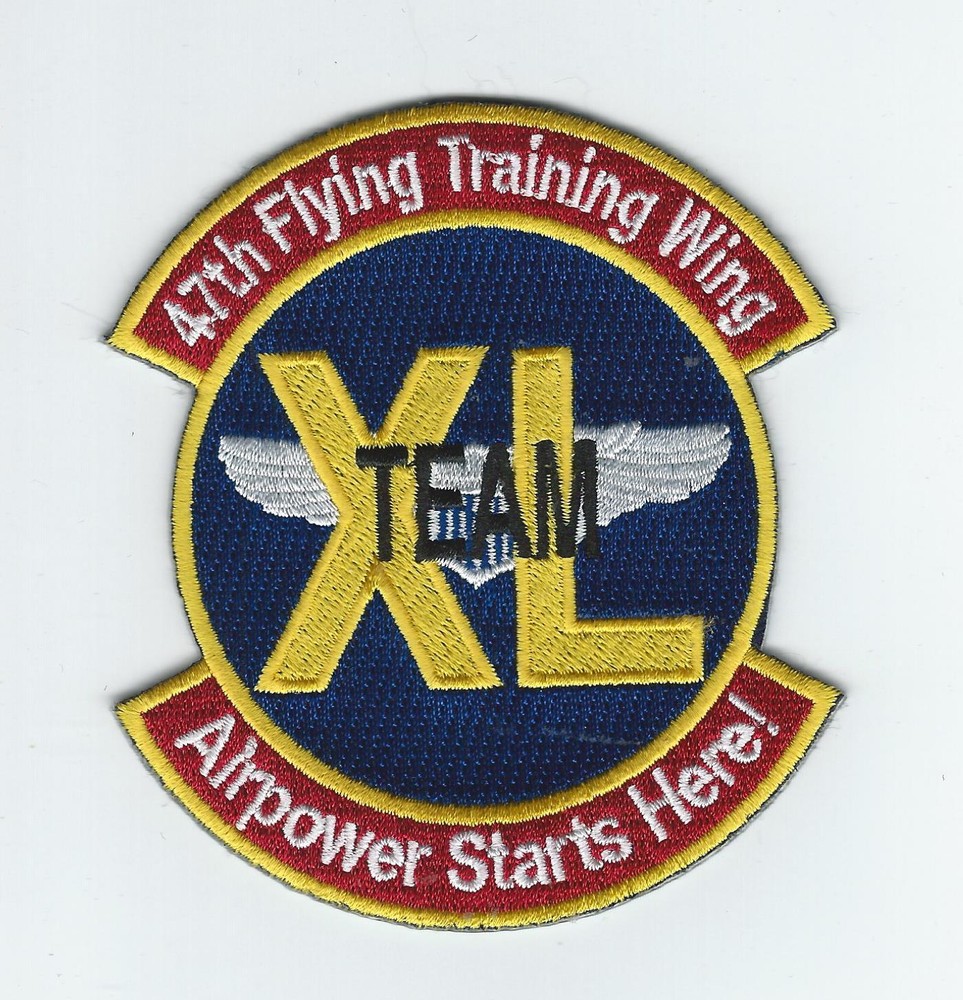 47th FLYING TRAINING WING "TEAM XL" patch