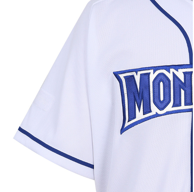 최강 MONSTERS CK Baseball Home White Jersey Uniform