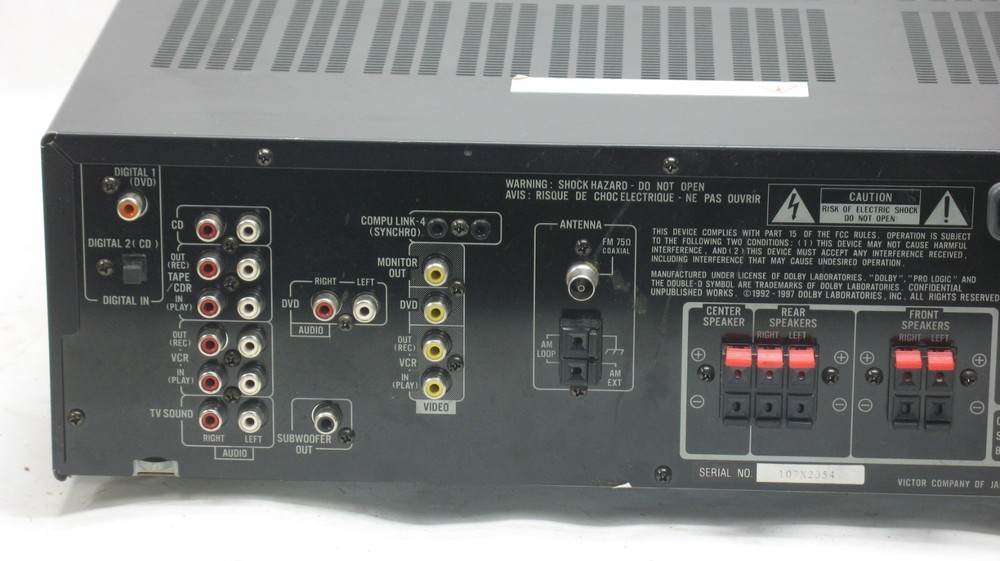 JVC RX-5020VBK Stereo Receiver - Tested