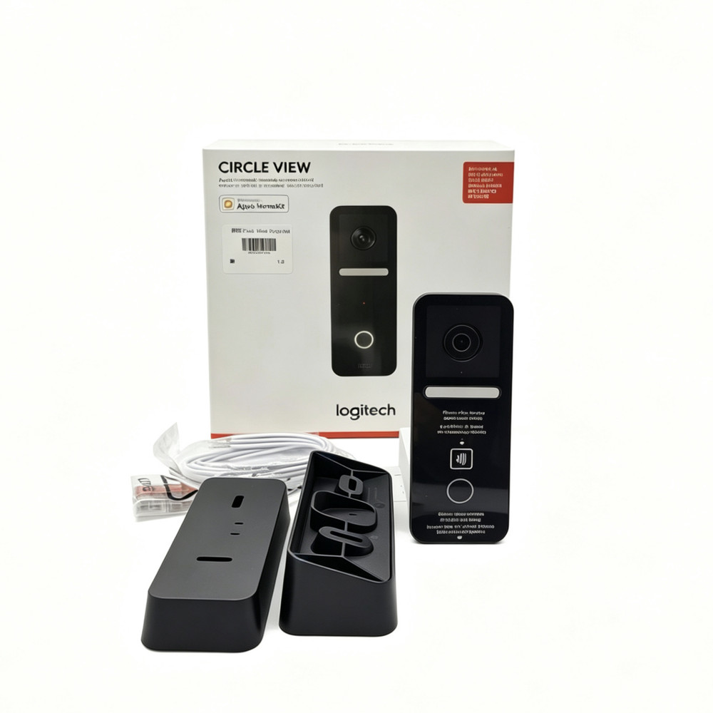 Logitech Circle View Apple Homekit-enabled wired doorbell