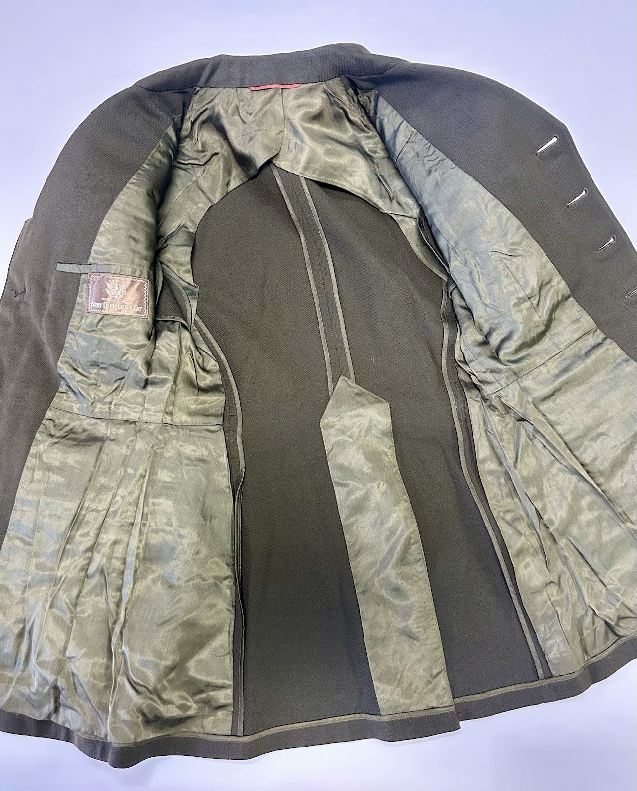 ORIGINAL WWII US ARMY OFFICER CLASS A DRESS JACKET 33 S