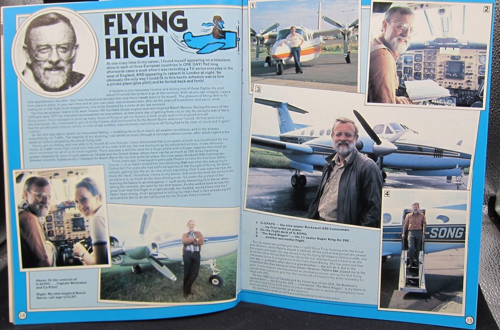 Roger Whittaker Souvenir Brochure - 1983