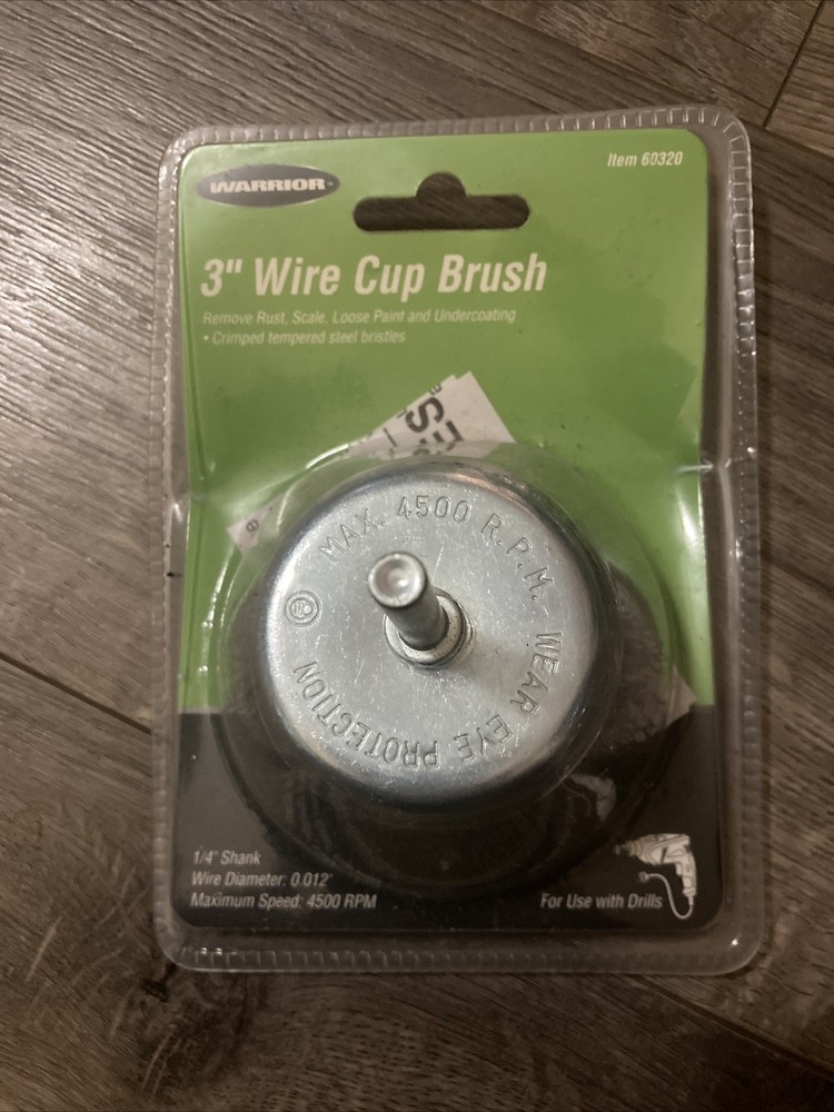 WARRIOR 3" Wire Cup Brush