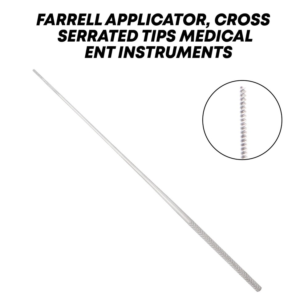 FARRELL Applicator Cross Serrated Tips ENT Surgical Instrument German Grade