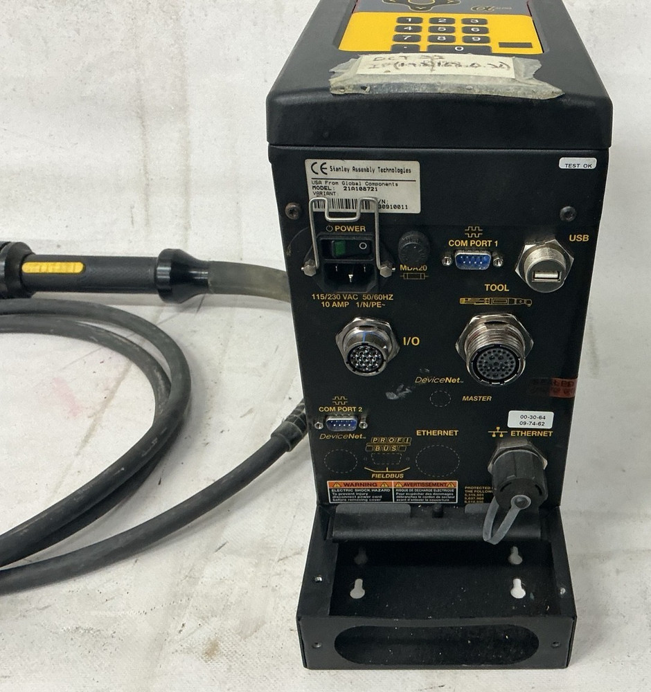 Stanley Controller 21A108721 w/ E45LB2-160 DC Electric 3/4" Nutrunner & Cable #1