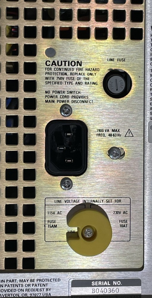 Tektronix DAS 9200 Series Digital Analysis System Mainframe