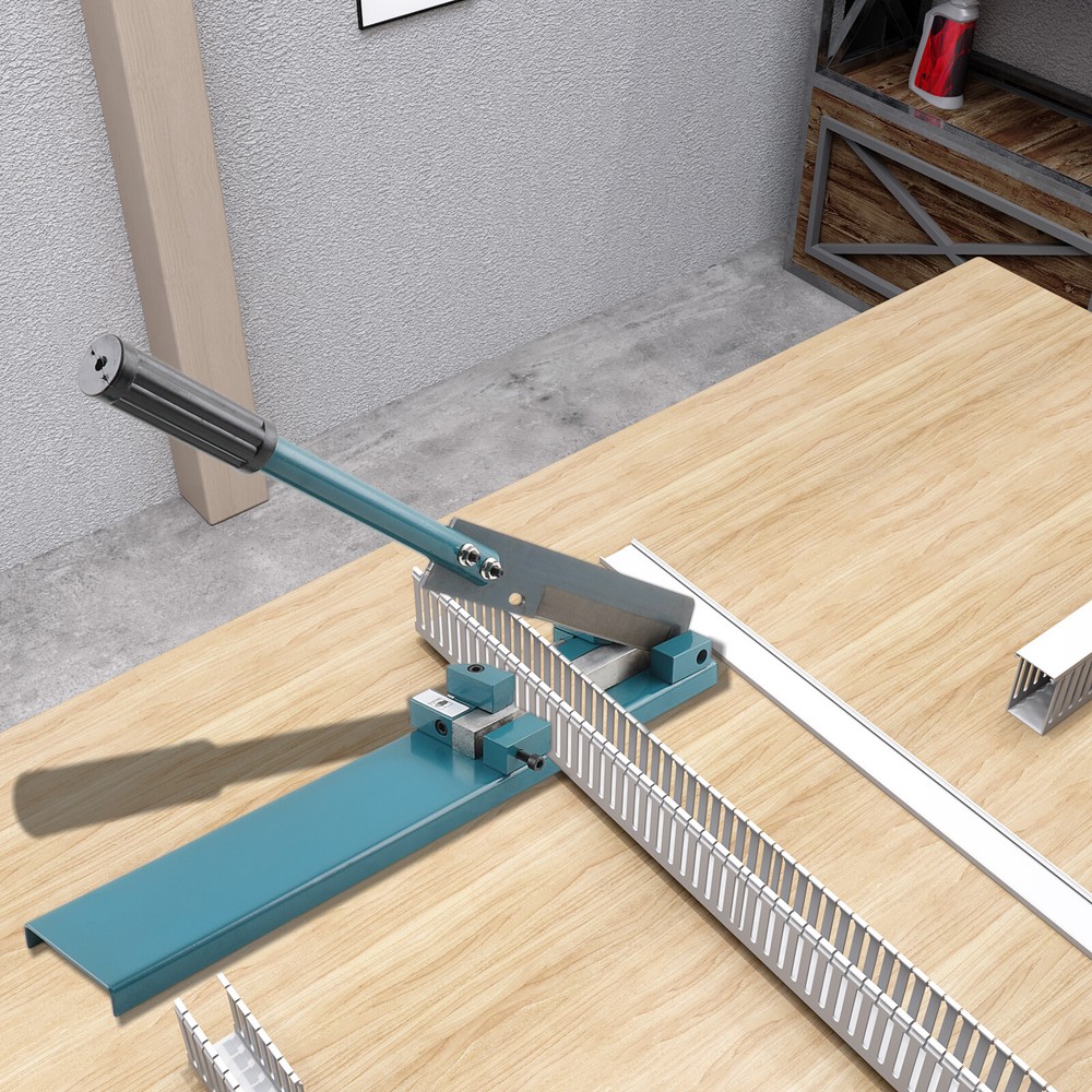 PVC Trunking Cutter Manual Plastic Wiring Duct Angle Adjustable Cutting Machine