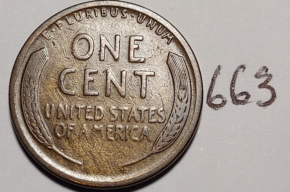 1921-S Lincoln Wheat Cent #663