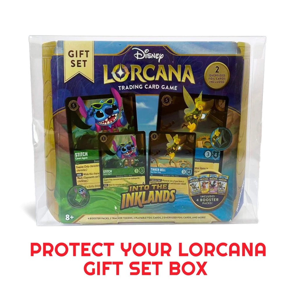 EVORETRO Display Case Protector for Lorcana Gift Set Box pack of 2