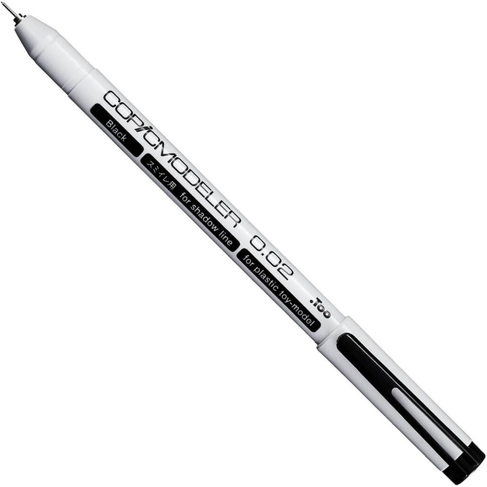 Too Copic Modeler 0.02 Black shading rough objects Water-based JPN