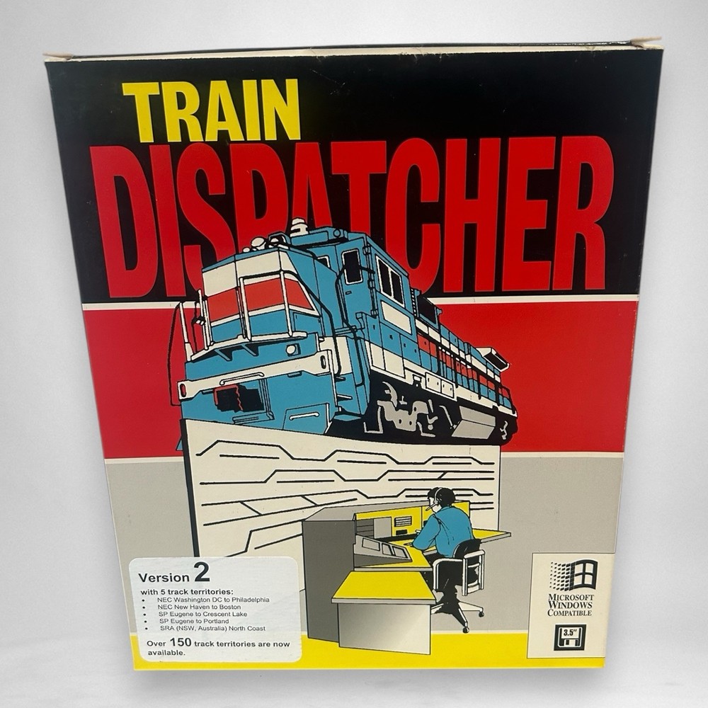Train Dispatcher Version 2 Floppy Disc PC Game Windows