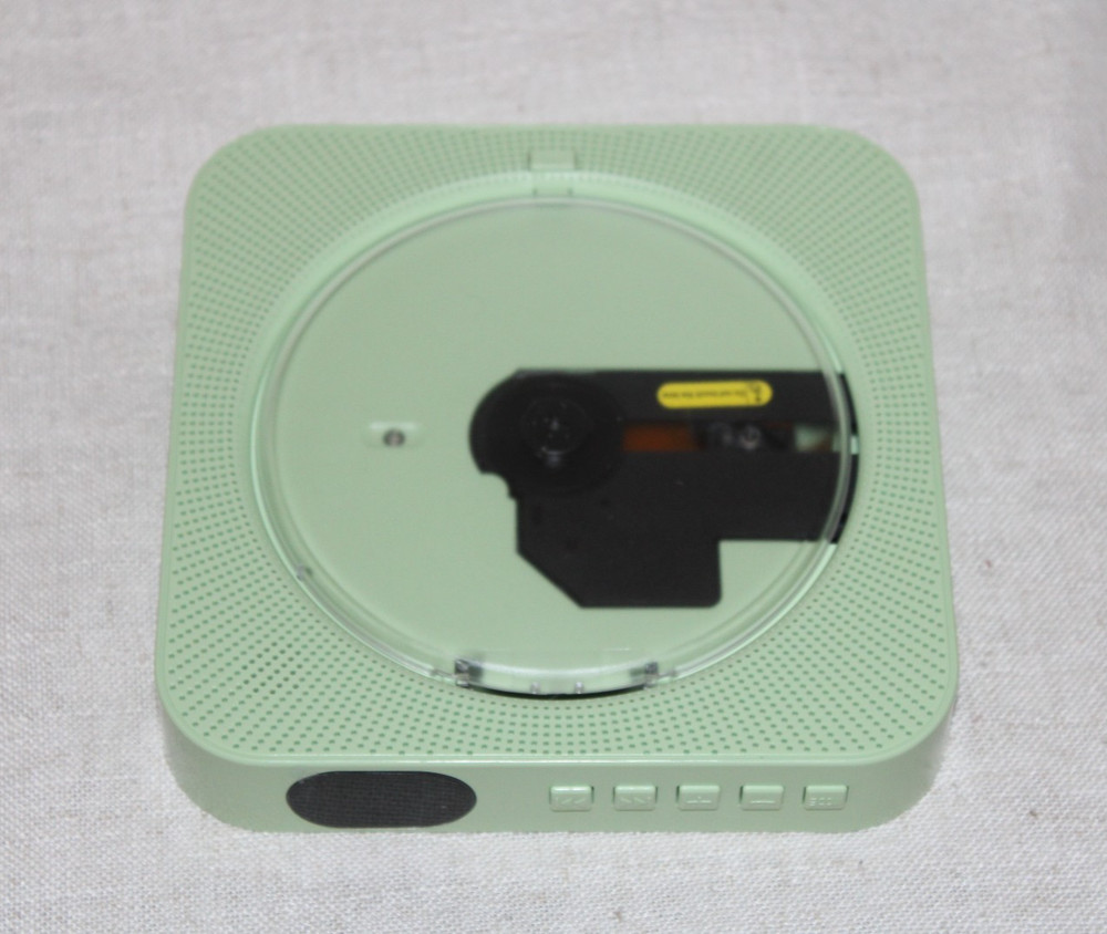 "Read" -- Portable Wall Mountable Bluetooth CD Player with Remote Control Green