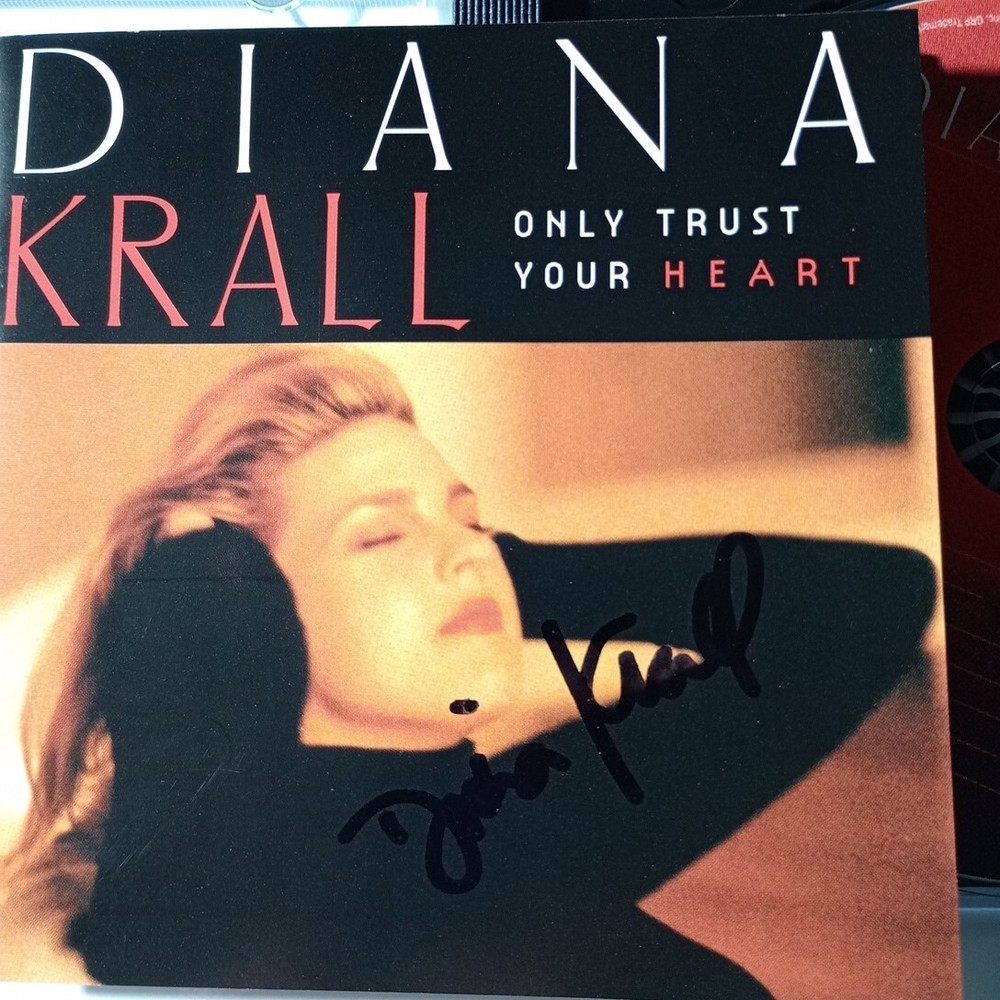 Diana Krall Signed Autographed CD Booklet With COA Proof
