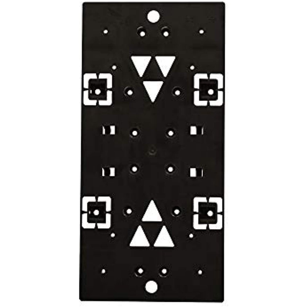 Gibraltar Mailboxes Universal Mailbox Mounting Bracket Molded Plastic Black,