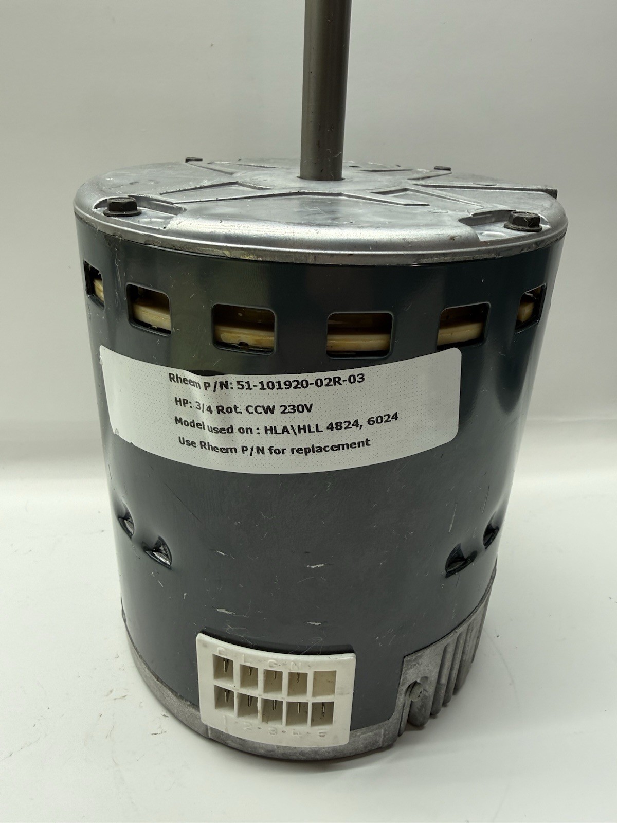 GE Genteq ECM X13 3/4HP Blower Motor 51-101920-02R-03 5SME39NXL027 51-101920-00