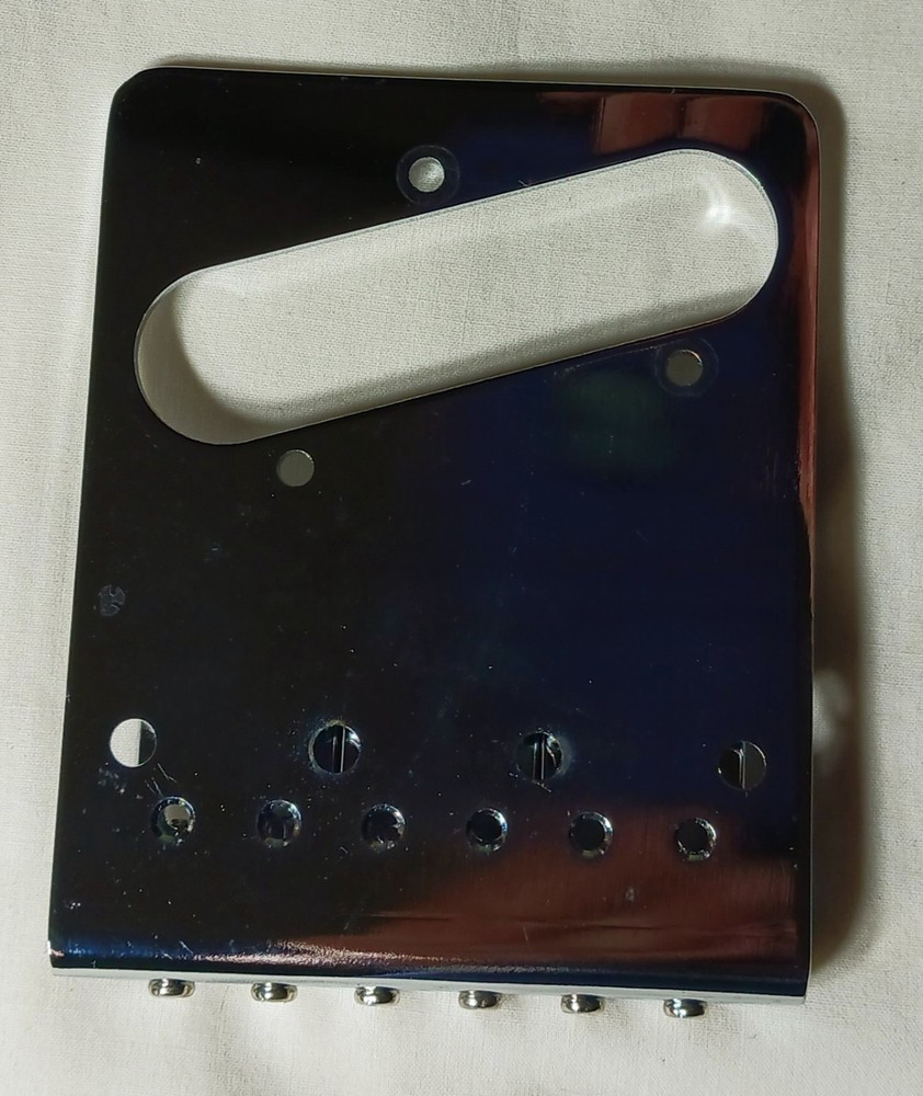 Fender chrome 6 saddle Telecaster bridge set Player Series guitar FERRULES