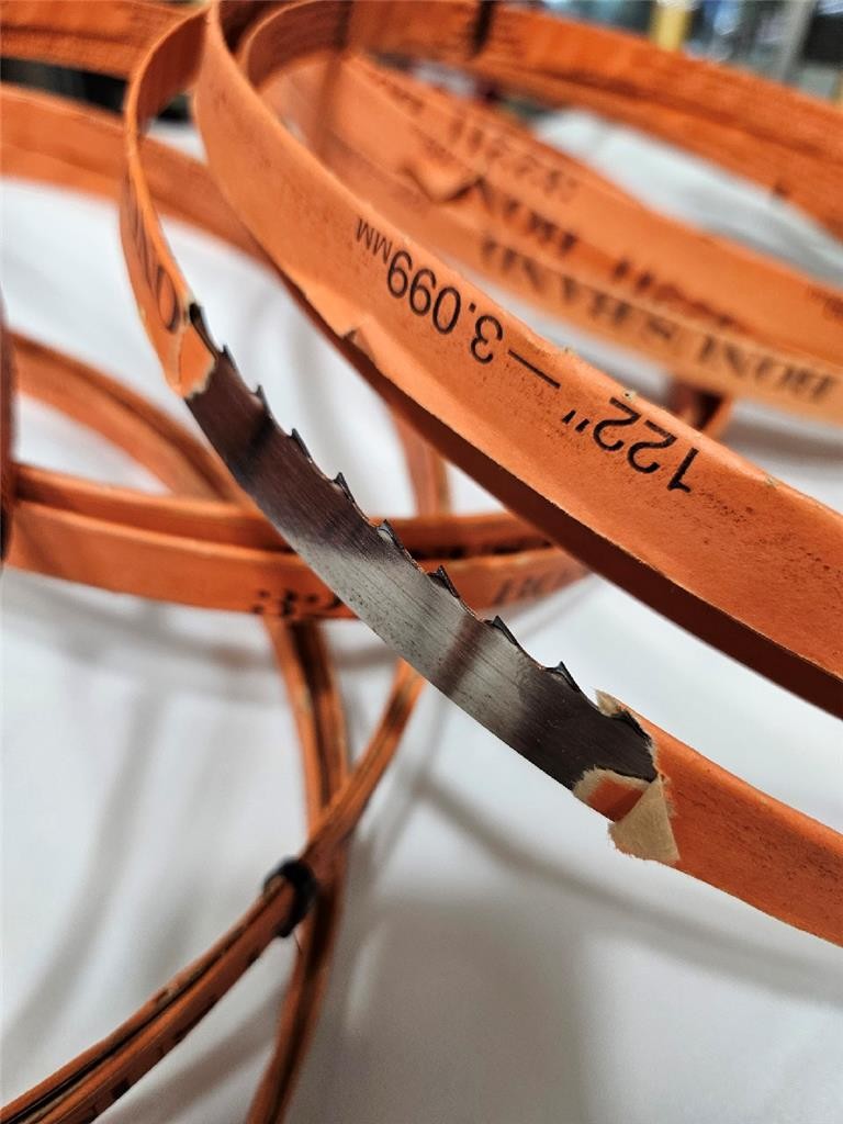 6 Pack - Meat Band Saw Blades 122 inch 4 TPI X 5/8 X .0239 USA Made