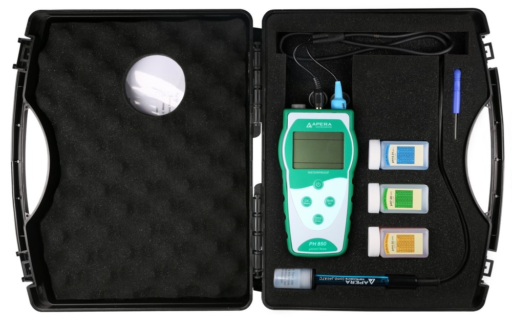 Apera Instruments Value Series PH850 Portable Handheld pH Meter Kit