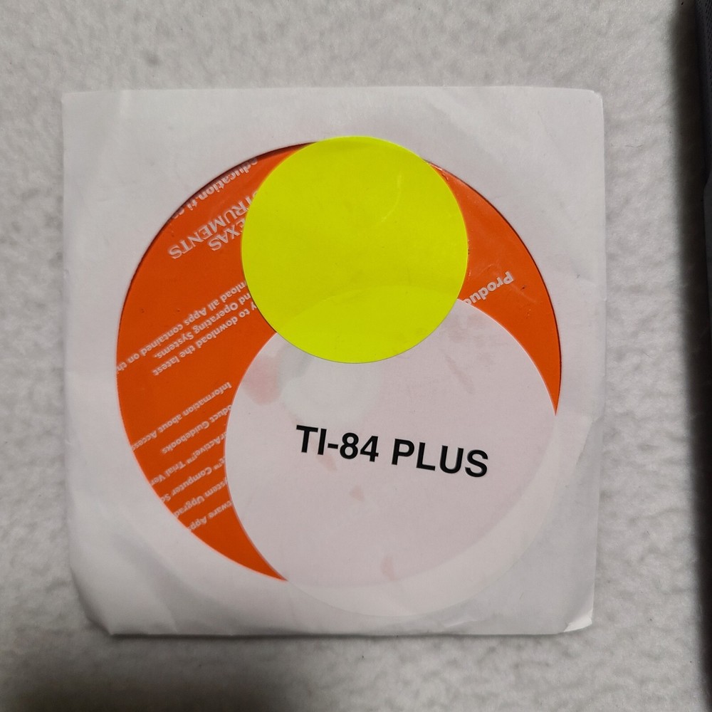 Texas Instruments TI-84 Plus Graphics Calculator /Product CD and USB Cable Black