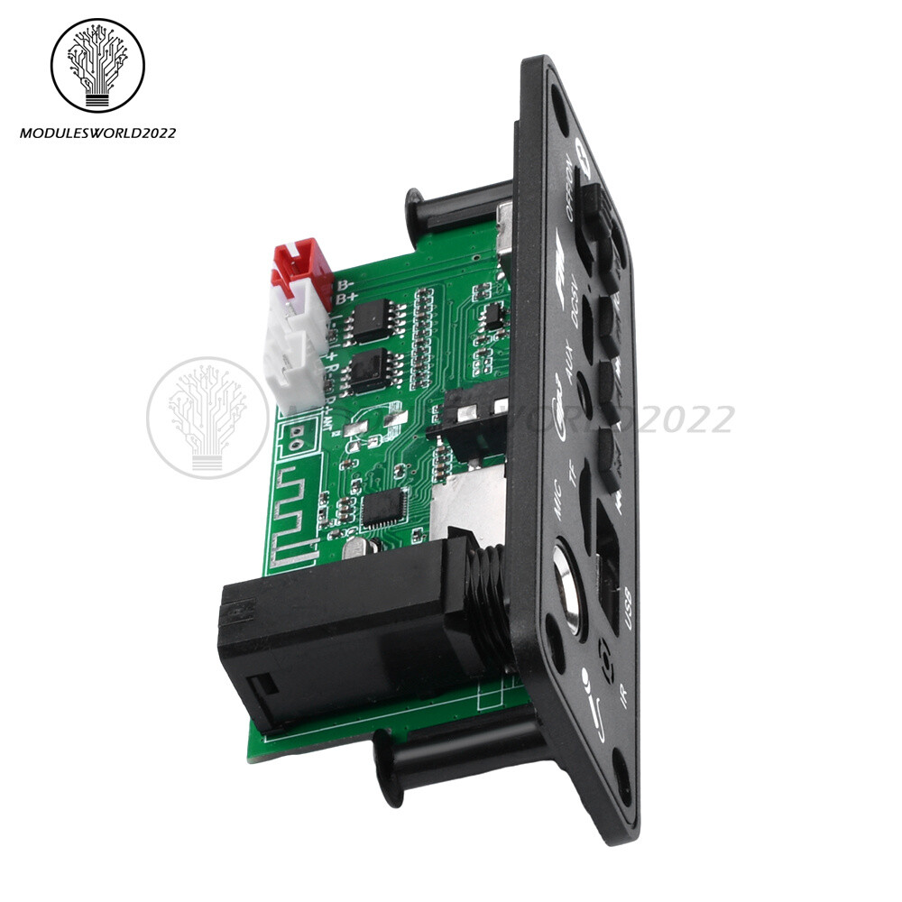 MP3 Bluetooth5.3 Power Amplifier Decoder Board USB TF FM Radio 2*3W Audio Player