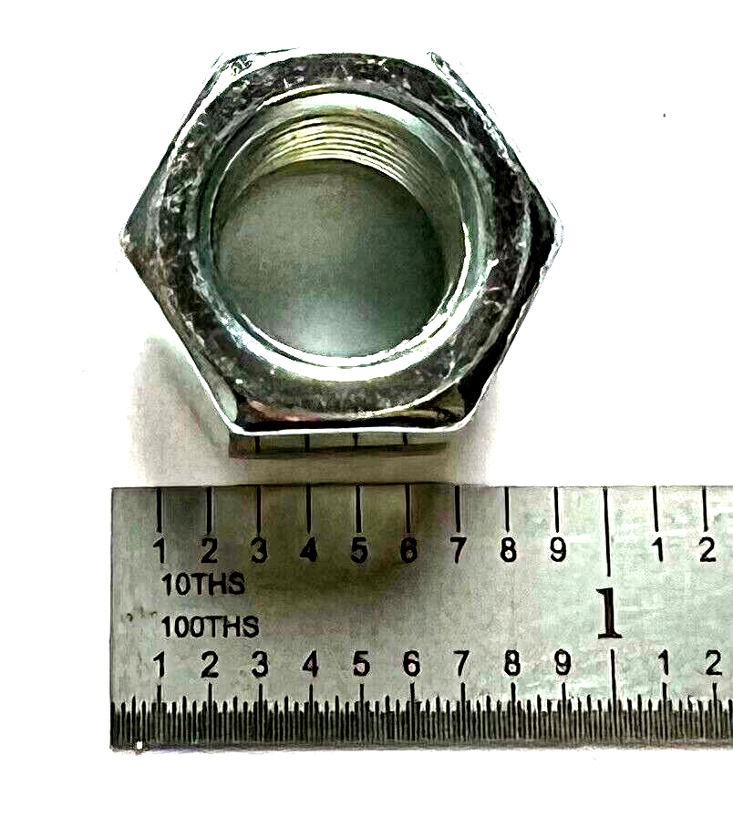 1/2-20 ZINC NYLON INSERT STOP LOCK NUT - 10 PIECES