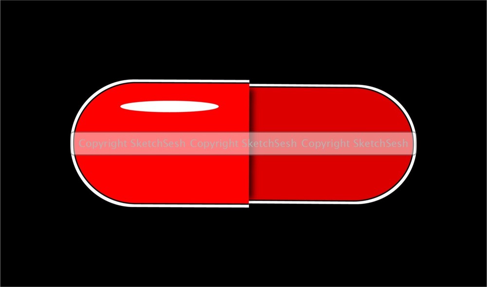 Red Pill Vinyl Stickers Red-Pill!!!!