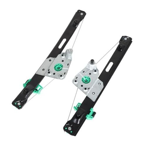 2PCS Power Window Regulator Rear Row Left and Right Without Motor Replacement