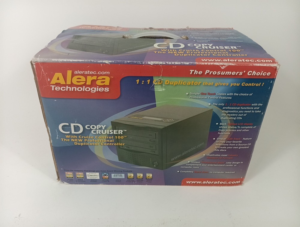 Aleratec Copy Cruiser 1:1  CD Duplicator Copier Burner NEW OPEN BOX