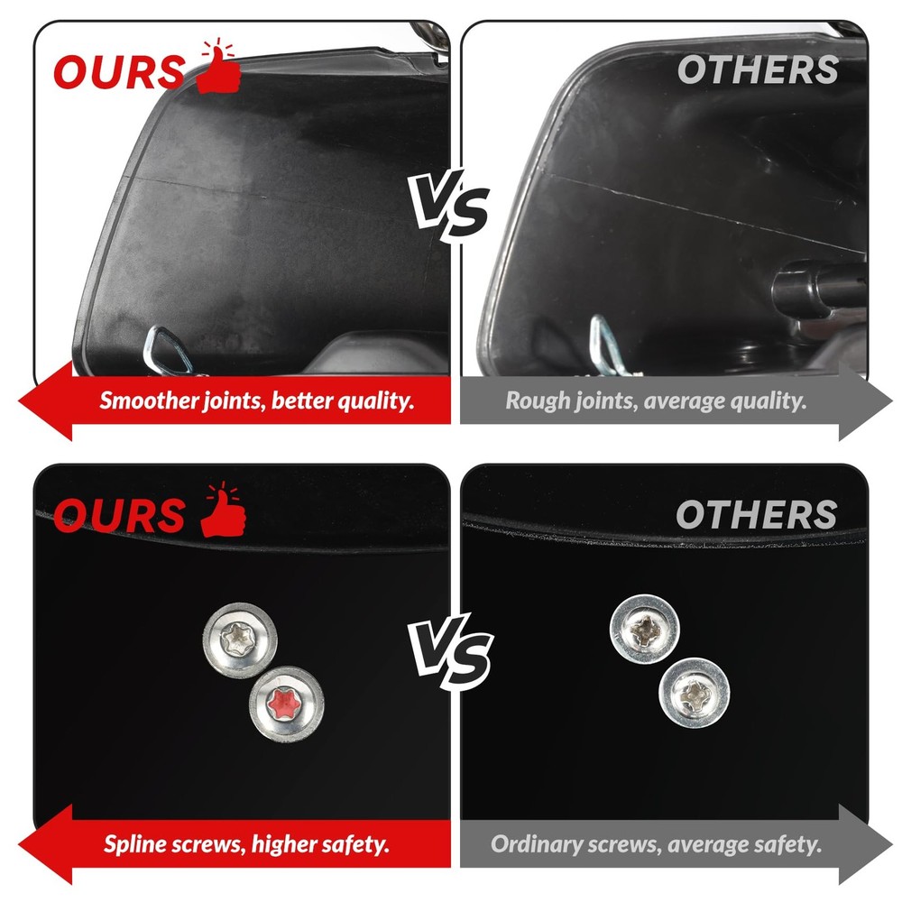 5" Stretched Saddlebags For Touring Models 1993-2013