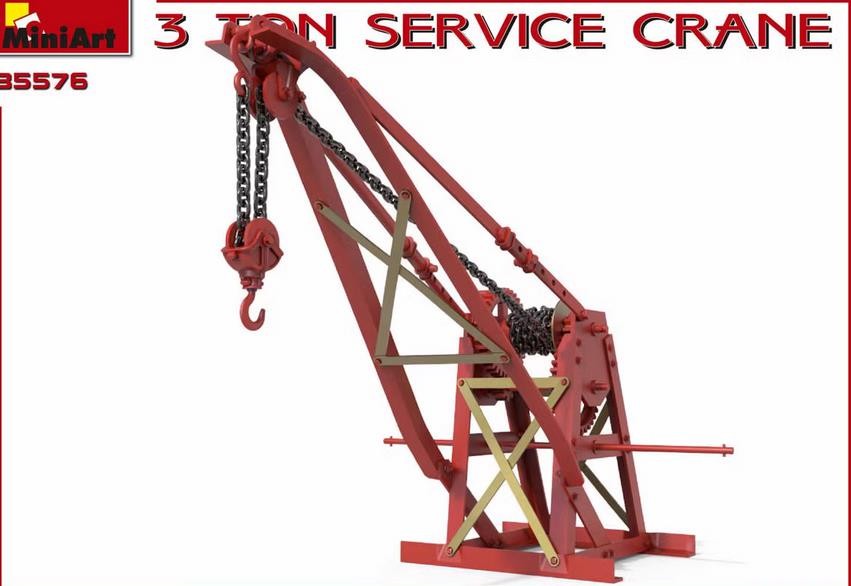 MINIART 35576 1/35 Scale 3 ton Service Crane
