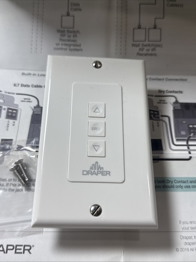 Draper C112.109 Wall Control Switch Low Voltage New