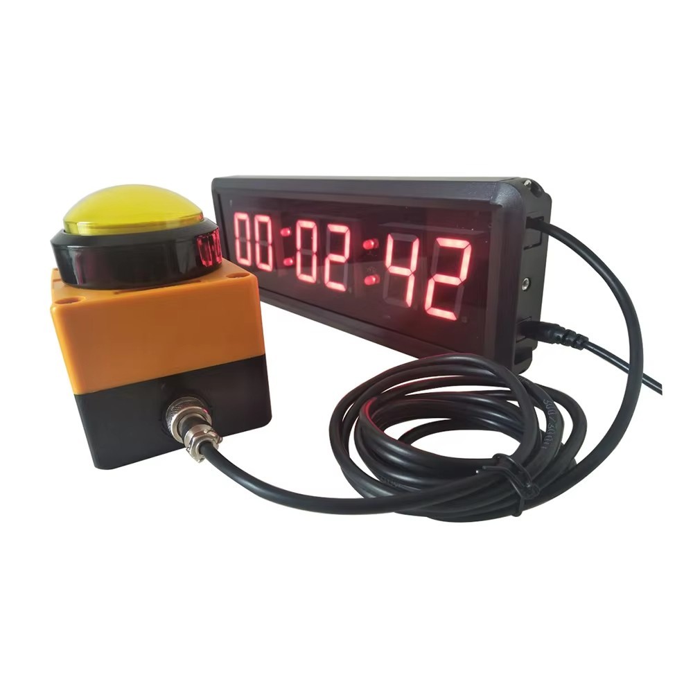 Large Screen Multipurpose LED Digital Timer Stopwatch Countdown Counter 100-240V