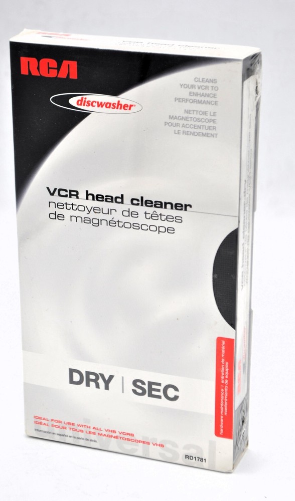 RCA VCR HEAD CLEANER DRY TYPE MIB