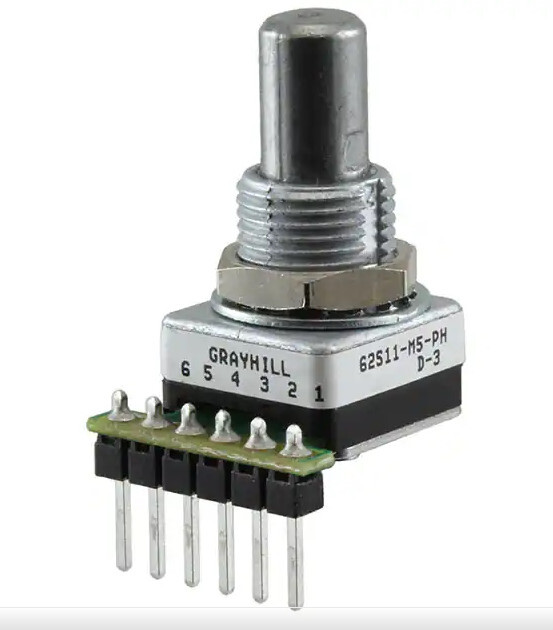 GRAYHILL 62S11-M5-PH Rotary Encoder Optical 32 Quadrature (Incremental) Verticle