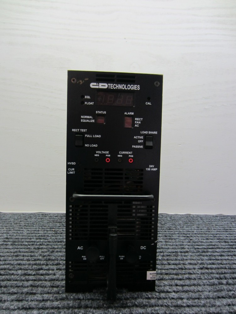C&D Technologies Modular Rectifier 24V 150 Amp 100-7520-00A ( HfM24BC150)
