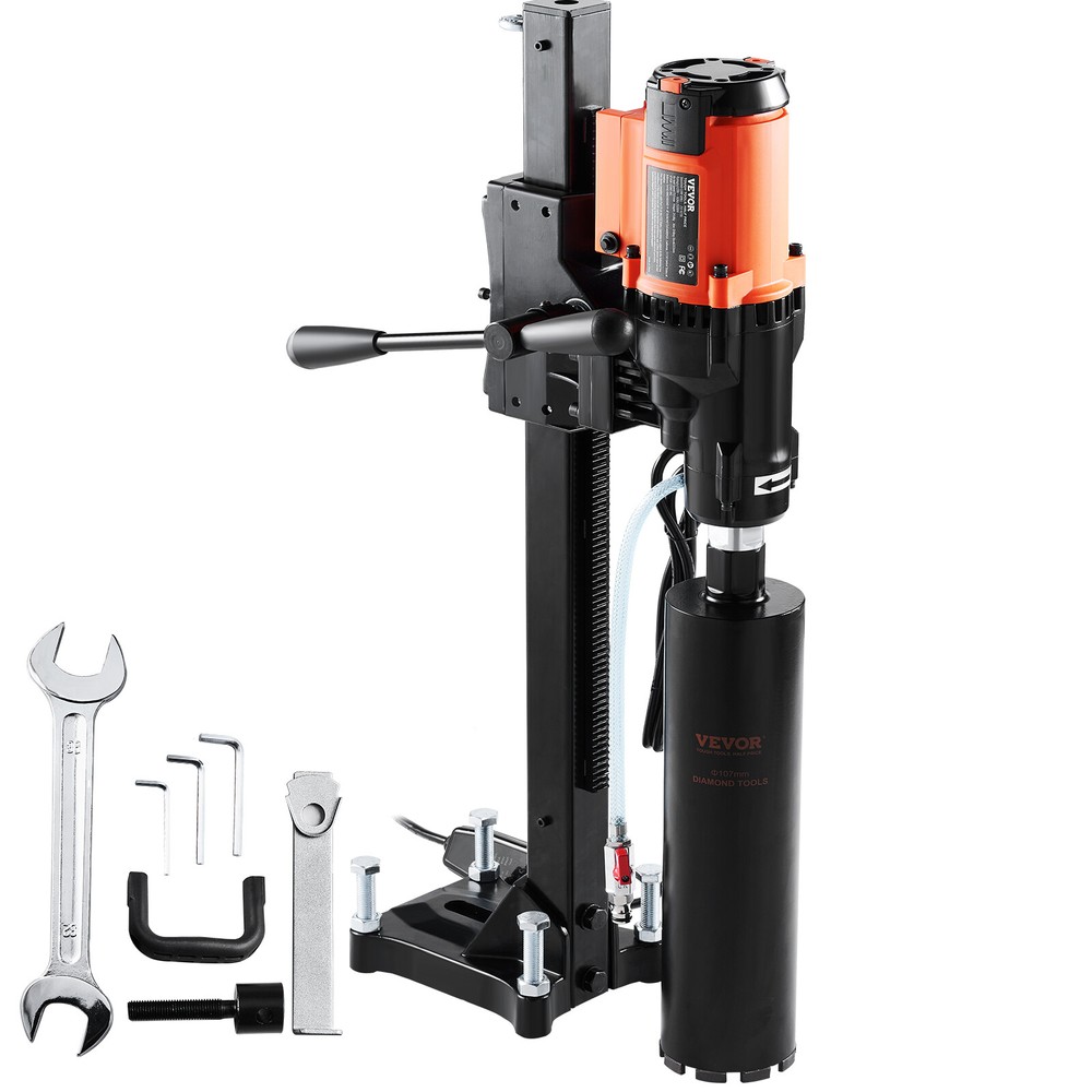 8in Max Diamond Core Drill Machine Concrete Core Drill Rig with 4.25in Core Bit