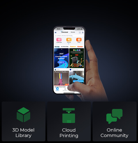 Creality K1C 3D Printer 600mm/s Max Printing Speed Auto Leveling