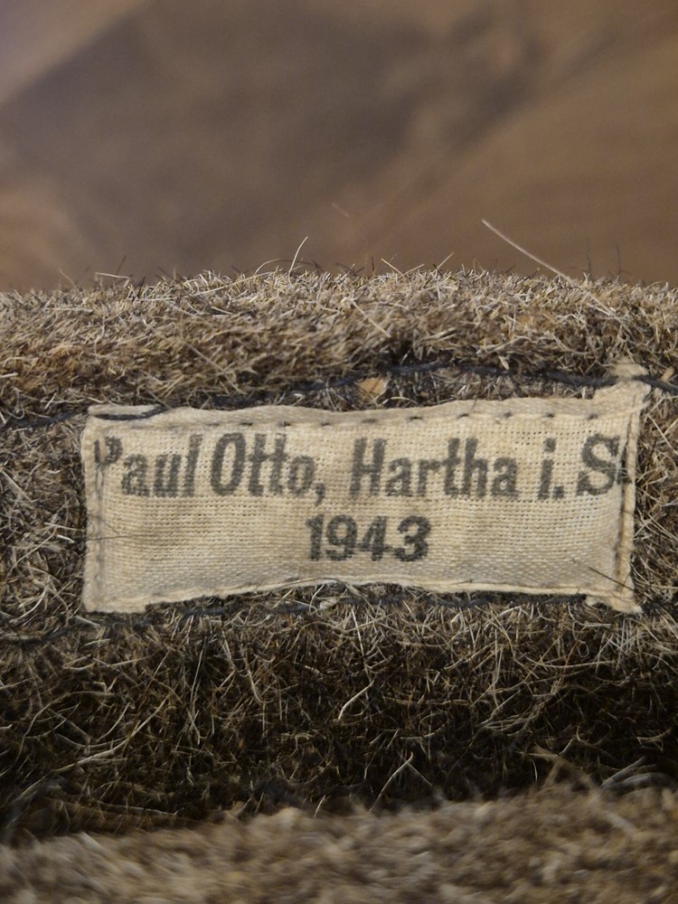 WW2 German Army Winter Sentry Boots, both maker label 1943 made, nice