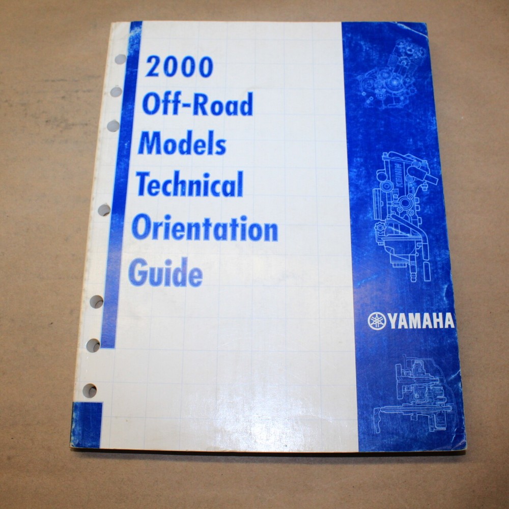 Yamaha 2000 Off-Road Technical Orientation Guide OEM