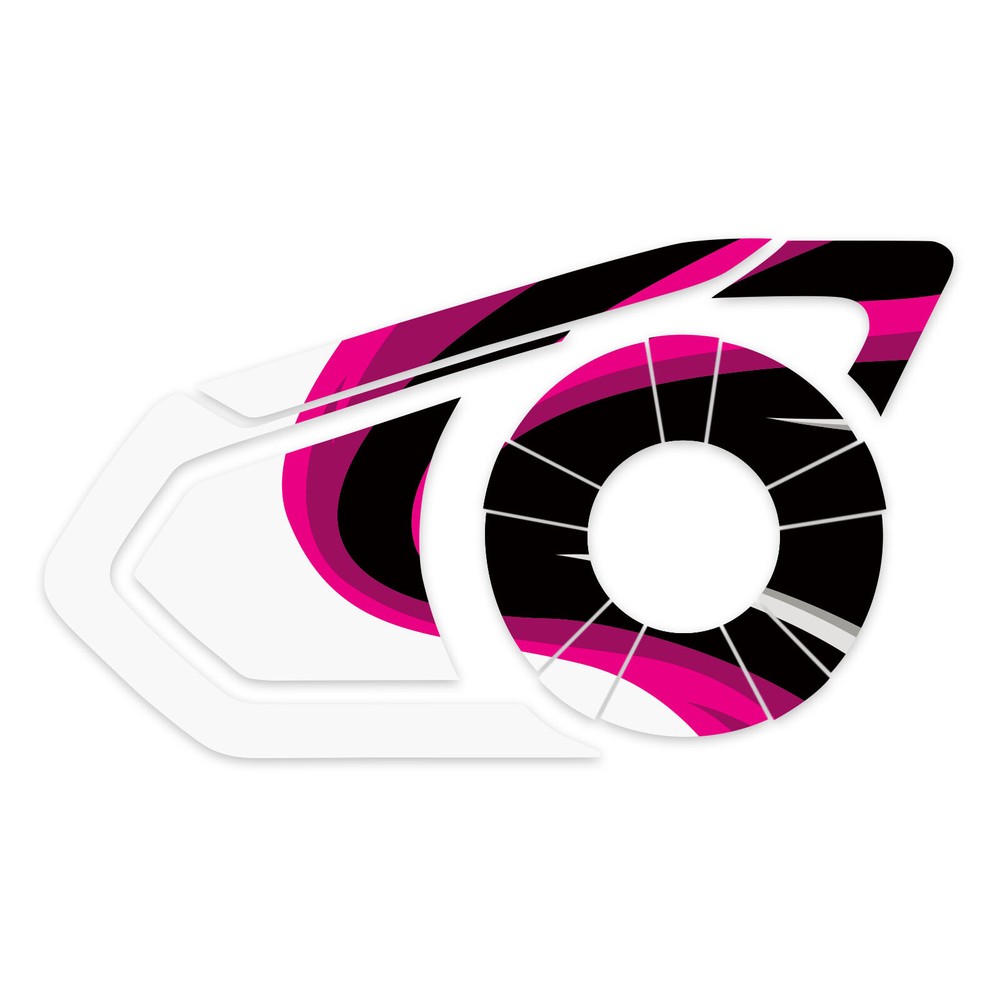 Abstract Pink 1 Pcs For SENA 30K Intercom Device Sticker