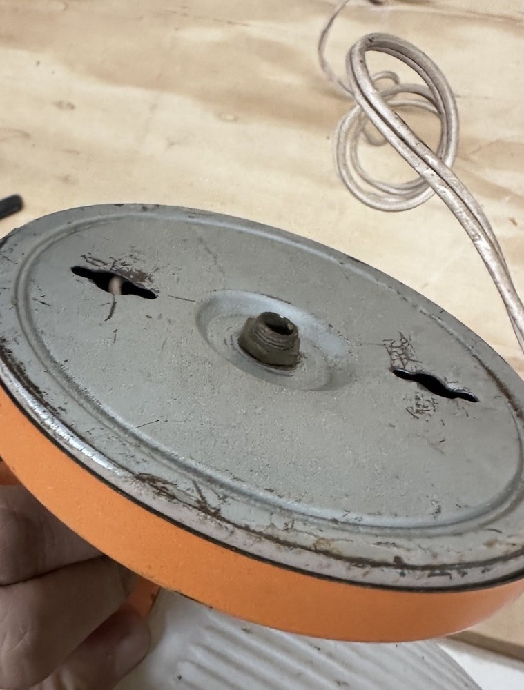 Vintage 70’s Orange Deco Wall Light