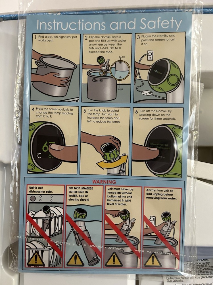 Nomiku Immersion Circular Model N1001, New in Box